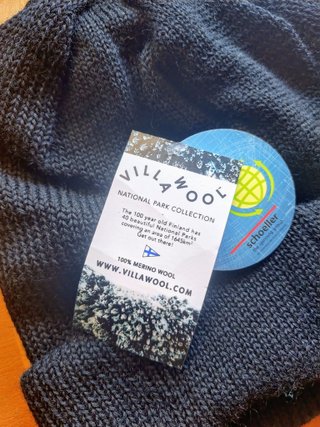 Gorro lana merina VillaWool esquí montaña Finlandi
