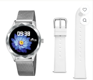 Reloj Lotus Smartwatch Mujer Digital Plata