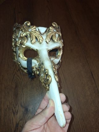 Máscaras Venecianas bufon una y dos  de medicos