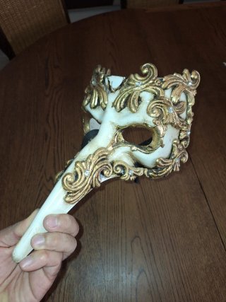 Máscaras Venecianas bufon una y dos  de medicos