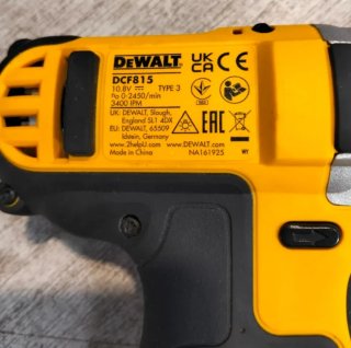 DEWALT DCF815 12V Controlador de impacto