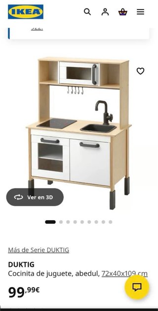 Cocinita infantil de madera Se entrega montada