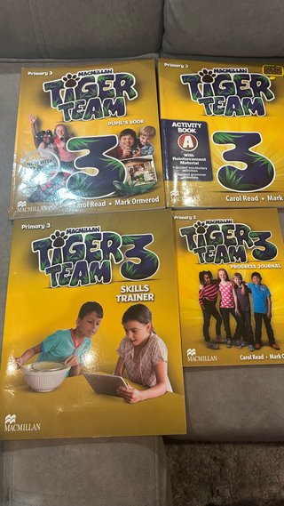 Pack 4 Livros Tiger Team 3 Primária Macmillan