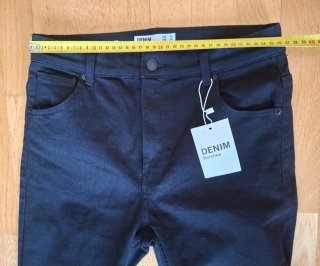 Bershka Skinny High Rise Jegging Negro Talla