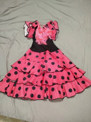 Vestido Flamenca Talla 4años +zapatos talla/27 +5€