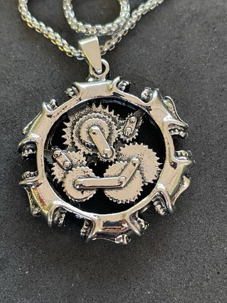 Collana Unisex Acciaio Inox – Gioiello demone