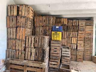 Cajas de fruta de madera