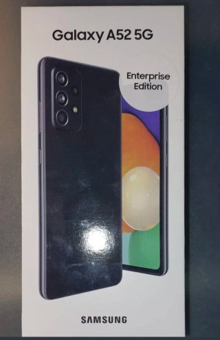 Scatola Samsung Galaxy A52 5G Enterprise