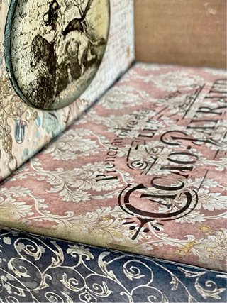 Organizador de escritorio vintage