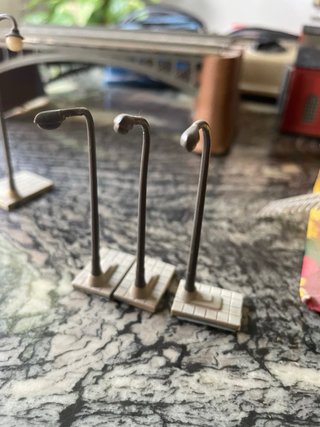 Farolas Maqueta Tren (3uds)