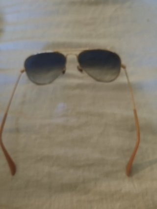Occhiali da sole Ray-Ban Aviator Oro Lenti Azzurre