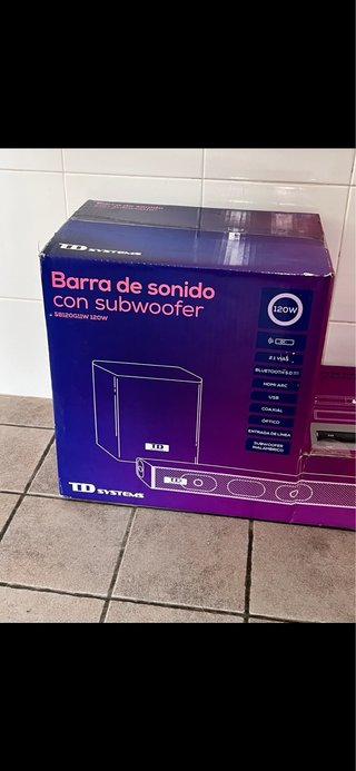 Home cinema TD Systems 120W con Subwoofer