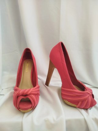 Zapatos Peep Toe Coral Talla 36