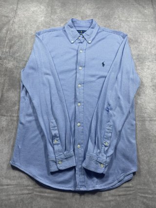 Camicia Ralph Lauren M Blu Navy Logo