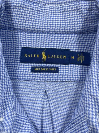 Camicia Ralph Lauren M Blu Navy Logo