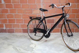 Bicicleta Urbana Vintage Negra