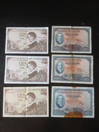 Lote 27 Billetes Españoles.