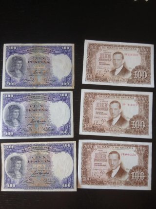 Lote 27 Billetes Españoles.