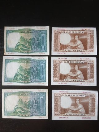 Lote 27 Billetes Españoles.