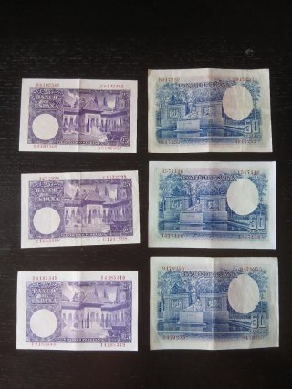 Lote 27 Billetes Españoles.