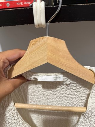 Top Zara tirantes color crudo S