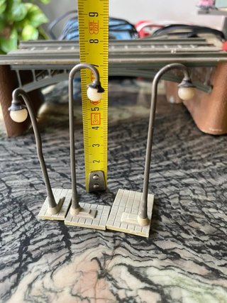 Farolas redondas maqueta TREN (3unids)