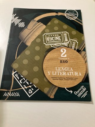Libros de texto 2°ESO LENGUA Y LITERATURA (3 eval)