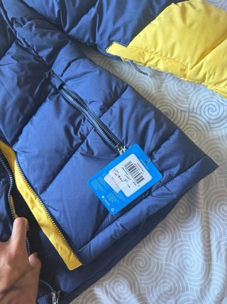 Chaqueta Columbia Omni Heat Azul y Amarillo