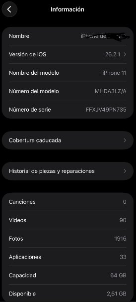 iPhone 11 64GB Nero