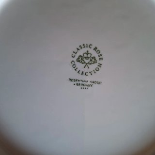 PLATO PORCELANA ROSENTHAL CLASSIC ROSE Blue Stunde