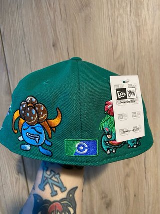 Cappello New Era Pokemon Verde 56.8cm
