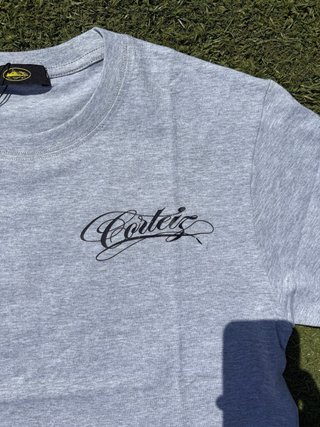 Camiseta Corteiz Gris y Negra Talla S Nueva
