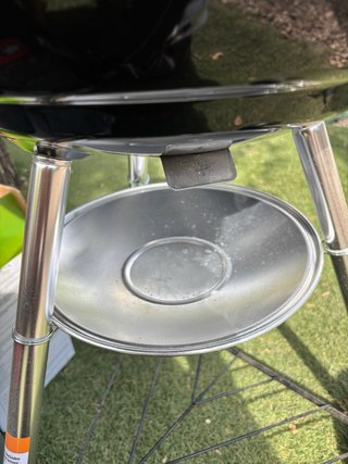 Barbacoa Weber Negra y Plateada