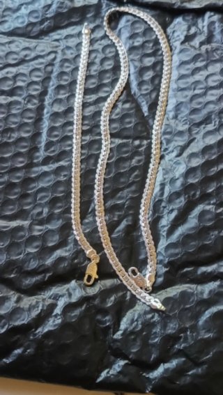 Pack Collar + Pulsera 925/Cadena Cubana + Esclava