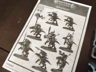 Saurus knights Seraphon en matriz Warhammer