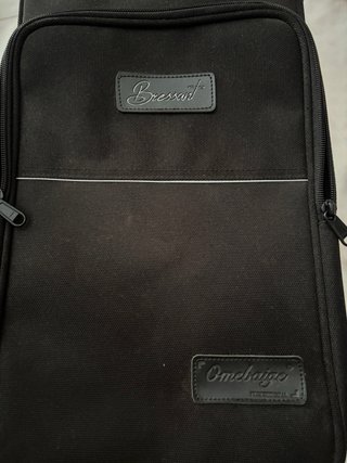 Trompeta Bressant dorada con estuche