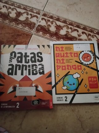 Libros de texto de segundo