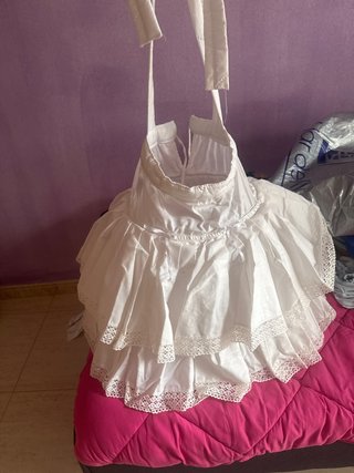 Cancán ahuecador blanco niña 3 años