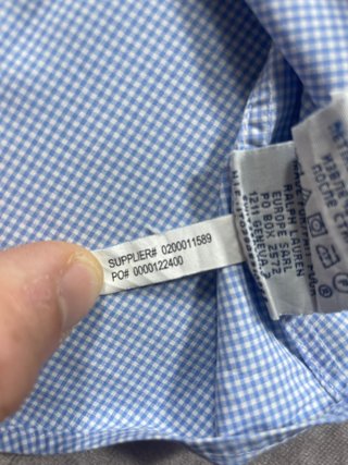 Camicia Ralph Lauren XL Azzurro/Bianco