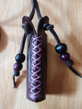 Fundas de mechero de cuero artesanales