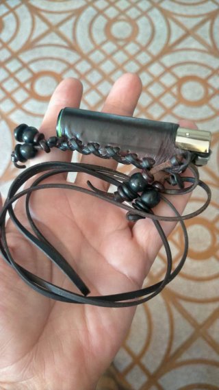 Fundas de mechero de cuero artesanales