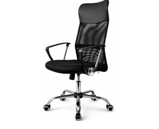 Silla de oficina giratoria negra