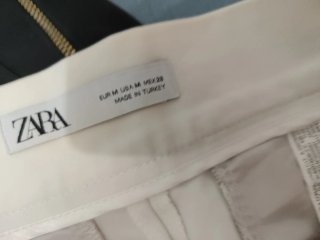Set 2 Shorts Zara T.38 Negro y Blanco