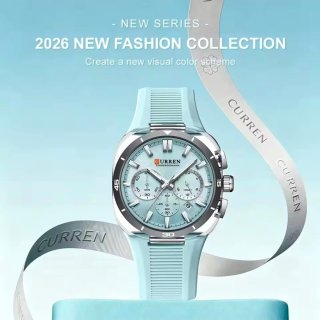 Reloj CURREN Cronógrafo Hombre Azul/Plata