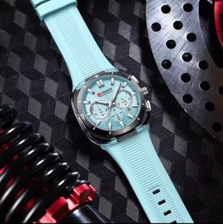 Reloj CURREN Cronógrafo Hombre Azul/Plata