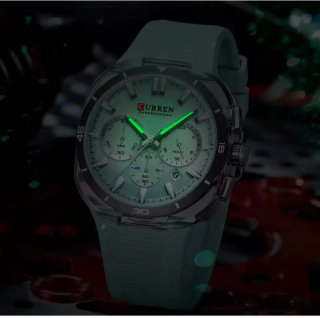 Reloj CURREN Cronógrafo Hombre Azul/Plata