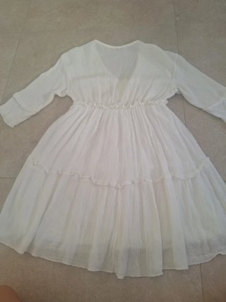 Vestido Ibicenco Pink Pomelo Blanco