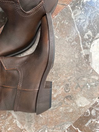 Botas de piel marrones Talla 40