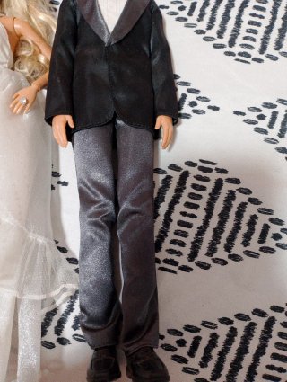 Barbie y Ken Muñecos Vestido Novia Traje