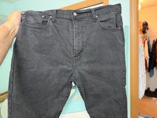 Vaqueros Levis 502 Negro Talla 38W y 30 L